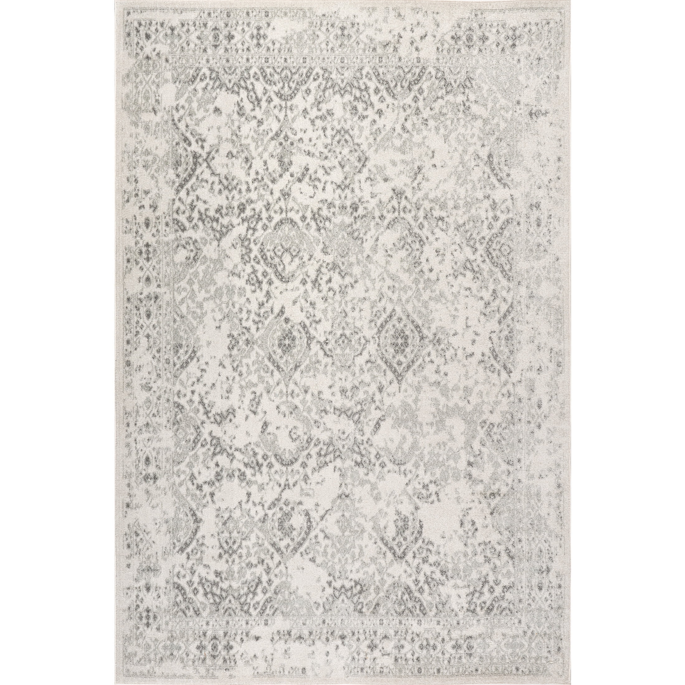 nuLOOM Odell Faded Vintage Area Rug, 2' 6" x 14', Runner, Odell Ivory