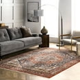 thumbnail image 1 of nuLOOM Oliveira Floral Medallion Fringe Area Rug, 9' x 12', Red, 1 of 2