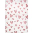 thumbnail image 1 of nuLOOM Olivia Heart Nursery Shag Area Rug, 4' x 6', Pink, 1 of 9