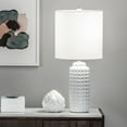 thumbnail image 1 of nuLOOM Omaha 26" Ceramic Table Lamp, 26" H x 12" W x 12" D, White, 1 of 5