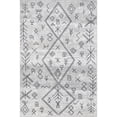 thumbnail image 1 of nuLOOM Paige Machine Washable Moroccan Motif Area Rug, 5' x 7' 6", Grey, 1 of 2
