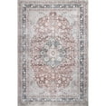 thumbnail image 1 of nuLOOM Paulina Machine Washable Traditional Floral Medallion Area Rug, 5' x 8', Beige, 1 of 2