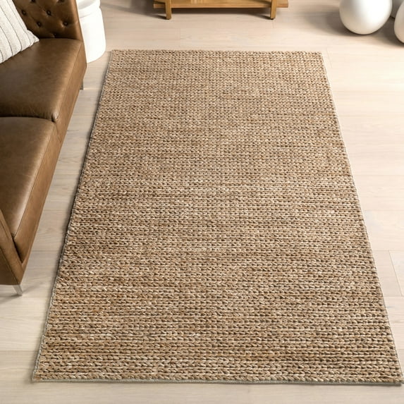 nuLOOM Penelope Braided Wool Area Rug, 3' x 5', Penelope Tan