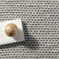 thumbnail image 1 of nuLOOM Penelope Braided Wool Area Rug, 8', Round, Penelope Light Grey, 1 of 13