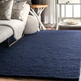 thumbnail image 1 of nuLOOM Penelope Braided Wool Navy 8' x 10' Farmhouse Area Rug, 1 of 6
