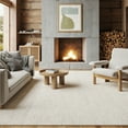 thumbnail image 1 of nuLOOM Penelope Braided Wool Area Rug, 4' x 4', Square, Penelope Off-white, 1 of 12