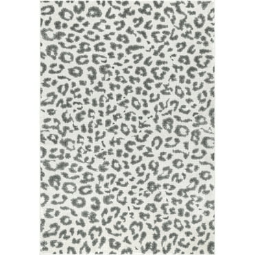nuLOOM Print Leopard Area Rug, 5' x 7' 5", Gray