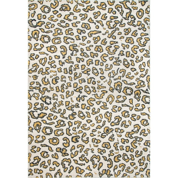 nuLOOM Print Leopard Area Rug, 6' 7" x 9', Beige