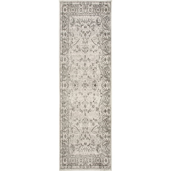 nuLOOM Rachel Vintage Fringe Runner Rug, 2' 6" x 8', Beige
