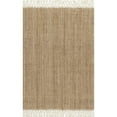 thumbnail image 1 of nuLOOM Raleigh Jute Tasseled Natural 8' Farmhouse Square Rug, 1 of 2