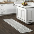 thumbnail image 1 of nuLOOM Ranya Tribal Indoor/Outdoor Area Rug, 2' x 8', Runner, Ranya Light Grey, 1 of 9