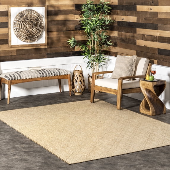 nuLOOM Ray Diamond Indoor/Outdoor Area Rug, 5' x 8', Ray Brown