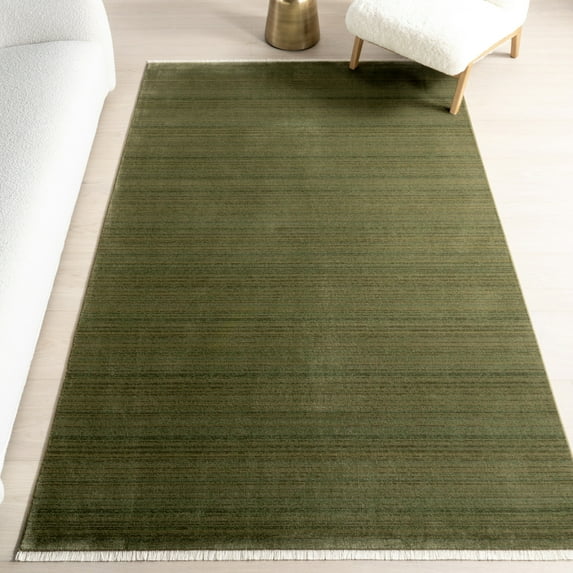 nuLOOM Raya Contemporary Solid Area Rug, 8' x 10' 2", Raya Dark Sage