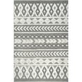 thumbnail image 1 of nuLOOM Rebecca High Low Textured Shaggy Area Rug, 4' x 6', Grey, 1 of 2