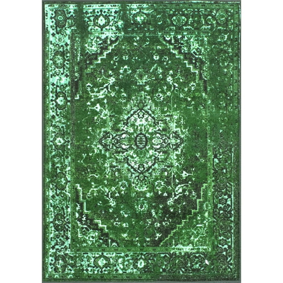 nuLOOM Reiko Vintage Persian Area Rug, 8' x 10', Green
