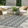 thumbnail image 1 of nuLOOM Resi Geometric Striped Indoor/Outdoor Area Rug, 8' x 10', Resi Dark Grey, 1 of 5