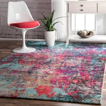 nuLOOM Reva Colorful Abstract Area Rug, 3' x 5', Multi