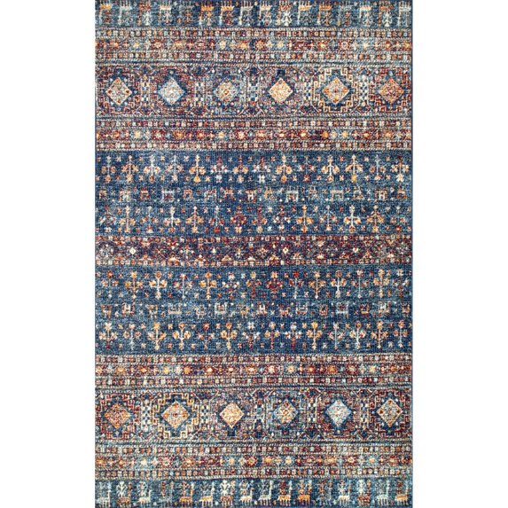 nuLOOM Rhapsody Gothic Striped Area Rug, 8' x 10', Blue