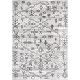 thumbnail image 1 of nuLOOM Rhonda Machine Washable Global Inspired Moroccan Area Rug, 8' x 10', Grey, 1 of 2