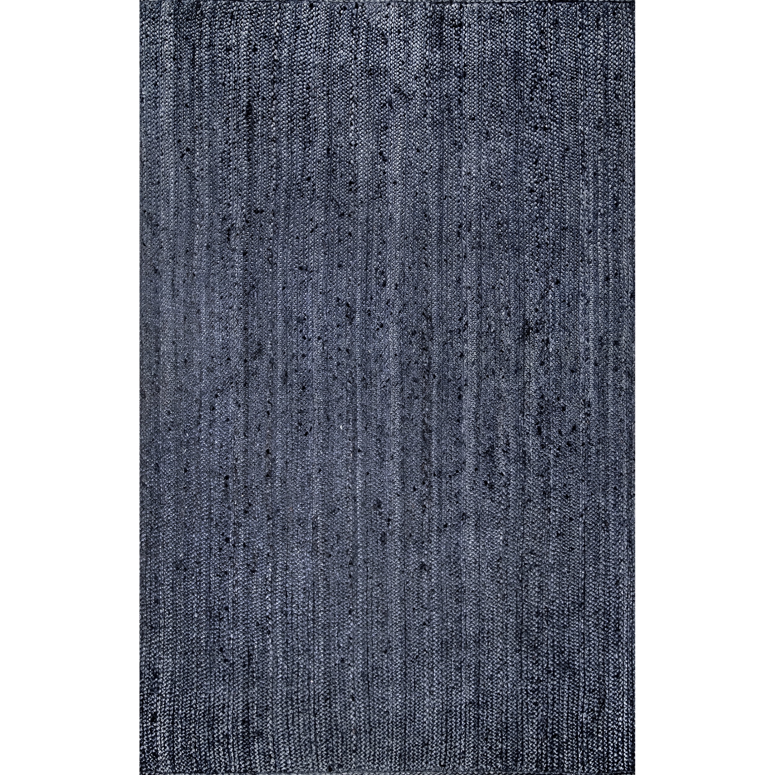 Handmade Navy Braided Jute 2' x 3' Accent Rug