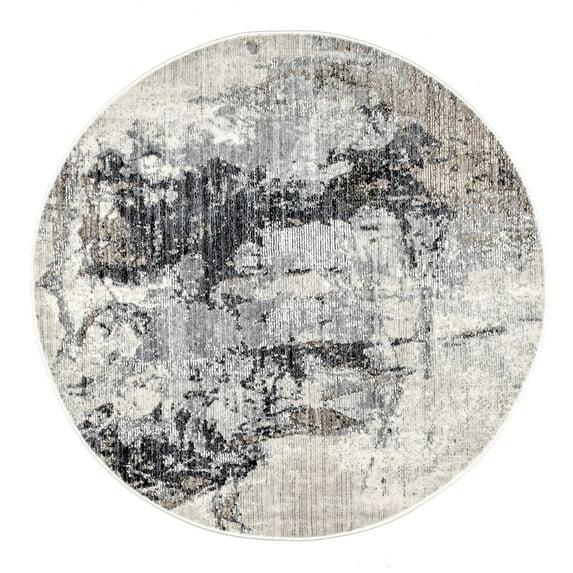 nuLOOM Rivera Abstract Area Rug, 8', Gray