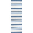 thumbnail image 1 of nuLOOM Robin Multi Stripe Indoor/Outdoor Blue 2' x 10' Coastal Runner Rug, 1 of 3