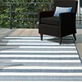 thumbnail image 1 of nuLOOM Robin Multi Stripe Indoor/Outdoor Blue 3' 9" x 5' 7" Coastal Area Rug, 1 of 4