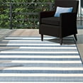 thumbnail image 1 of nuLOOM Robin Multi Stripe Indoor/Outdoor Blue 3' x 5' Coastal Area Rug, 1 of 4