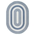 thumbnail image 1 of nuLOOM Robin Multi Stripe Indoor/Outdoor Blue 5' x 8' Coastal Oval Rug, 1 of 2