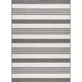 thumbnail image 1 of nuLOOM Robin Multi Stripe Indoor/Outdoor Grey 8' Coastal Square Rug, 1 of 4