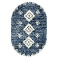 thumbnail image 1 of nuLOOM Rogue Modern Shag Area Rug, 4' x 6', Blue, 1 of 2