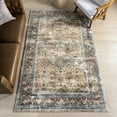 thumbnail image 1 of nuLOOM Romona Medallion Machine Washable Area Rug, 5' x 8', Romona Brown, 1 of 9