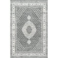 thumbnail image 1 of nuLOOM Ronnie Elegant Vintage Medallion Cotton Flatweave Area Rug, 5' x 8', Grey, 1 of 2