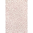 thumbnail image 1 of nuLOOM Rorie Leopard Print Wool Area Rug, 8' x 10', Peach, 1 of 2