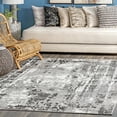 thumbnail image 1 of nuLOOM Margot Strained Abstract Area Rug, 4' 3" x 6', Margot Grey, 1 of 5