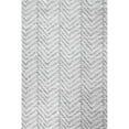 thumbnail image 1 of nuLOOM Rosanne Geometric Area Rug, 6' 7" x 9', Gray, 1 of 4