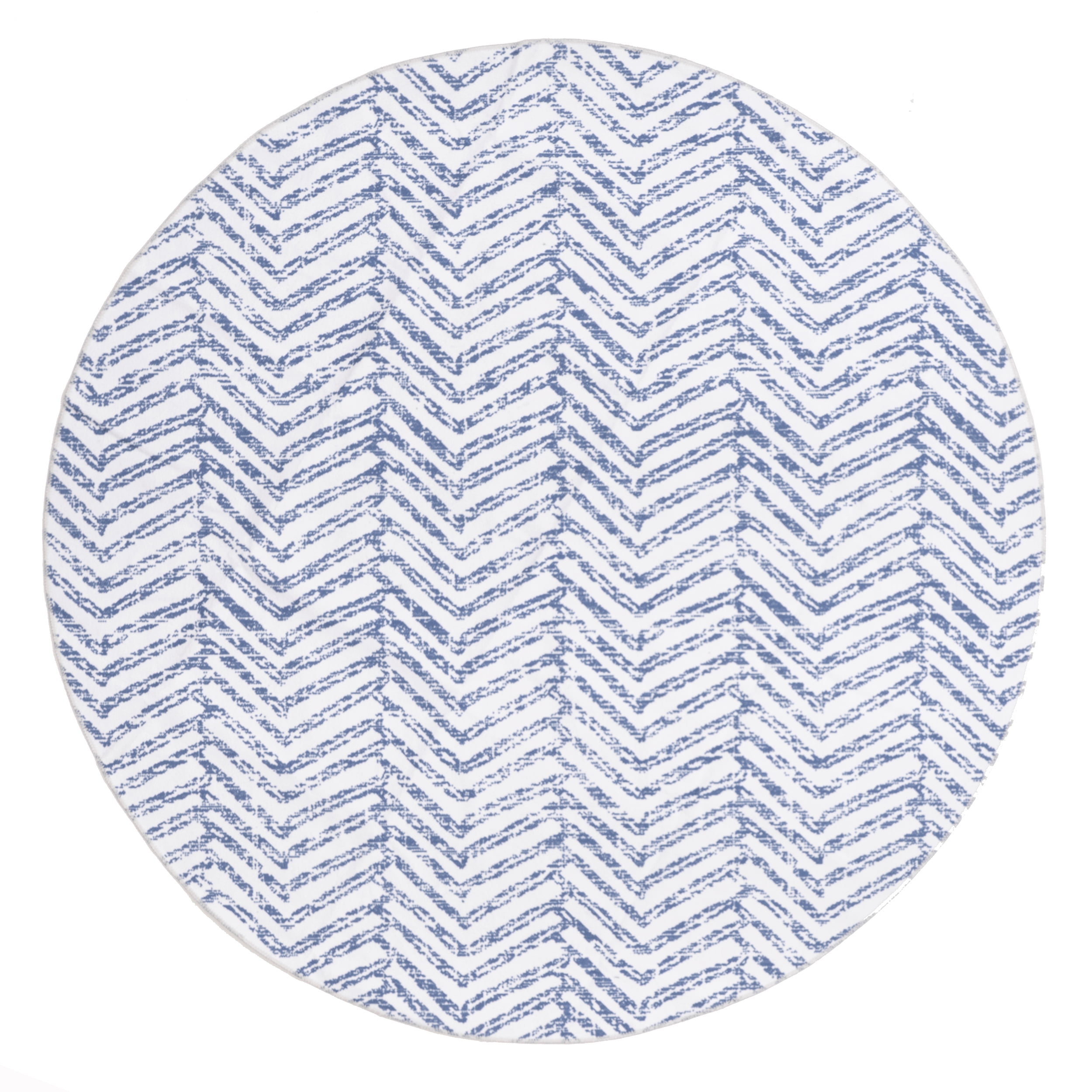 nuLOOM Rosanne Machine Washable Geometric Area Rug, 6', Blue