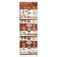 thumbnail image 1 of nuLOOM Rosemarie Bohemian Soft Shag Tassel 2' 6" x 10' Runner Area Rug, Red, 1 of 4
