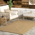 thumbnail image 1 of nuLOOM Rowan Braided Texture Indoor/Outdoor Area Rug, 4' x 6', Tan, 1 of 9