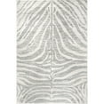 thumbnail image 1 of nuLOOM Royal Contemporary Zebra Stripes Area Rug, 5' x 7' 5", Gray, 1 of 2