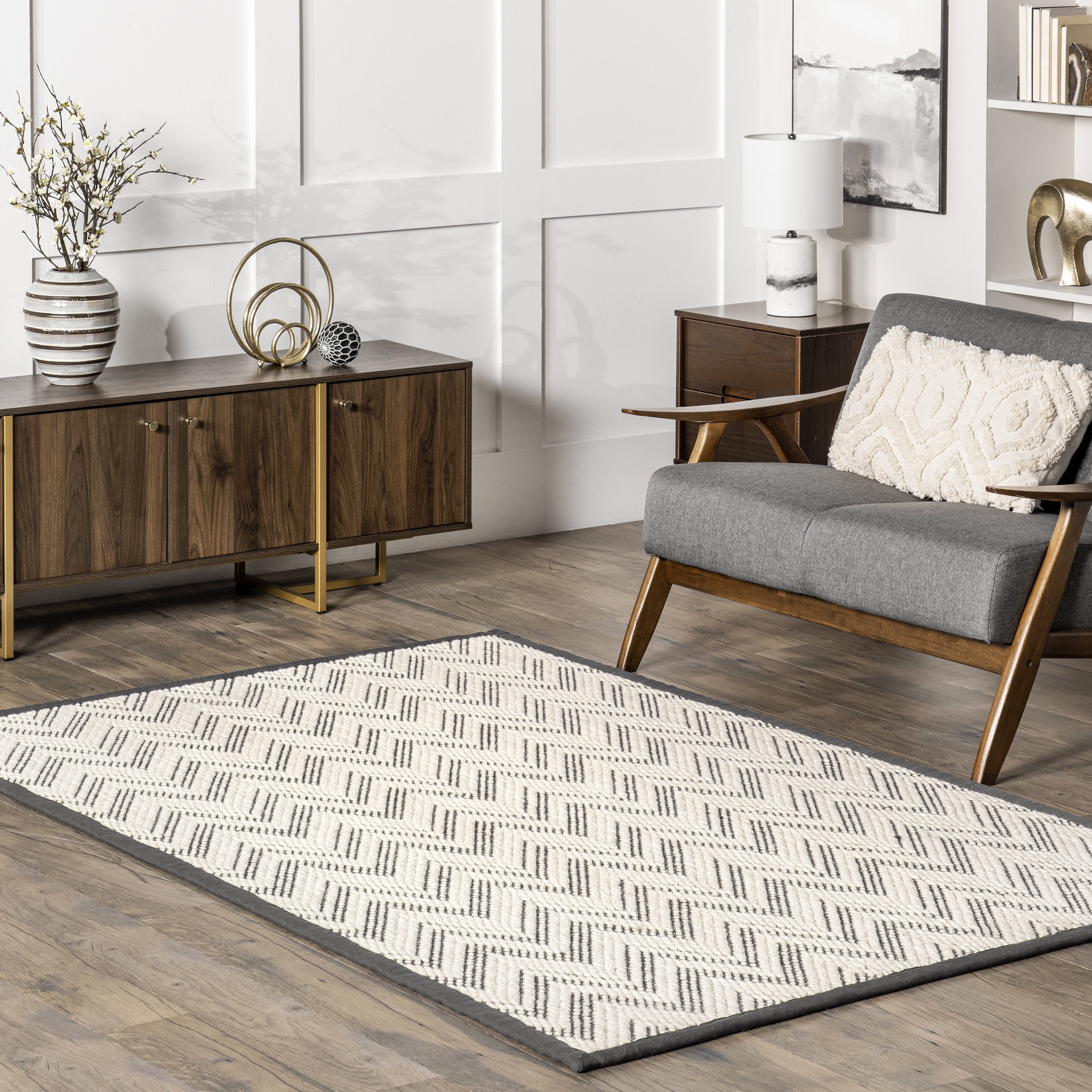 nuLOOM Cori Wool Abstract Contemporary Area Rug, 8' 6