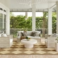 thumbnail image 1 of nuLOOM Sabina Diamond Trellis Indoor/Outdoor Area Rug, 6' 7" x 9', Sabina Brown, 1 of 10