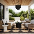 thumbnail image 1 of nuLOOM Sabina Diamond Trellis Indoor/Outdoor Area Rug, 5' x 8', Sabina Dark Grey, 1 of 13