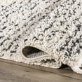 thumbnail image 1 of nuLOOM Bria Moroccan Shag Tasseled Area Rug, 2' 6" x 14', Runner, Bria Off-white, 1 of 14