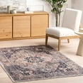 thumbnail image 1 of nuLOOM Saffron Traditional Medallion Area Rug, 9' x 12', Navy, 1 of 9