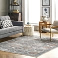 thumbnail image 1 of nuLOOM Sara Distressed Tribal Motif Area Rug, 5' 3" x 7' 3", Grey, 1 of 2