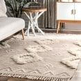 thumbnail image 1 of nuLOOM Savannah Moroccan Fringe Area Rug, 5' x 8', Beige, 1 of 4