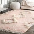 thumbnail image 1 of nuLOOM Savannah Moroccan Fringe Area Rug, 9' x 12', Pink, 1 of 3