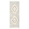 thumbnail image 1 of nuLOOM Savannah Moroccan Fringe Runner Rug, 2' 6" x 8', Light Gray, 1 of 4