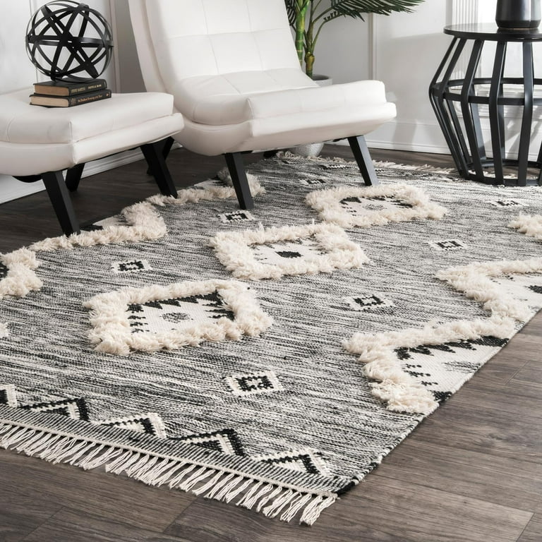 nuLOOM Savannah Moroccan Tasseled Wool Area Rug for Living nuLOOM Savannah Moroccan Tasseled Wool Area Rug for Living